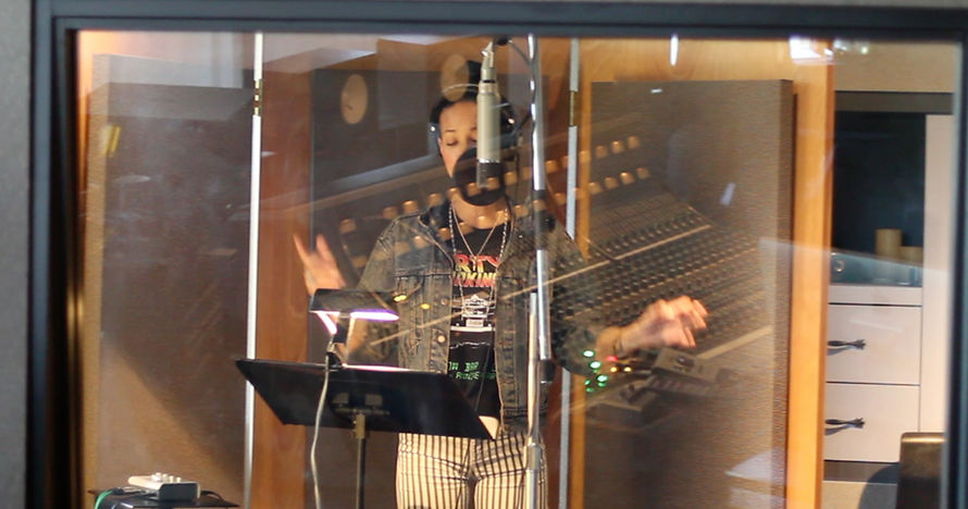 Capitol Studios recording session