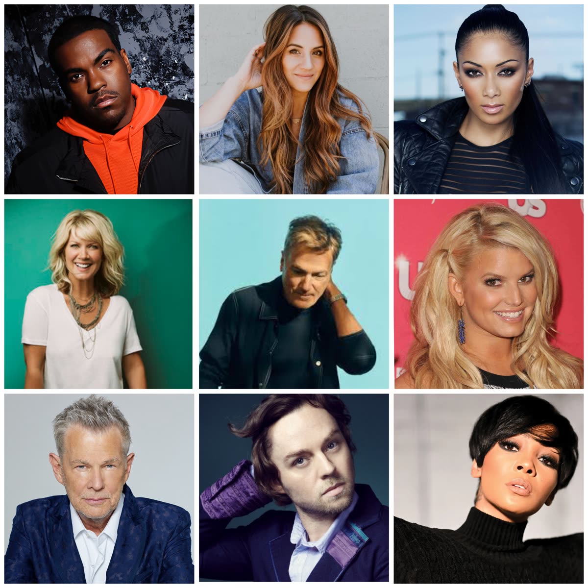 Artist credits collage